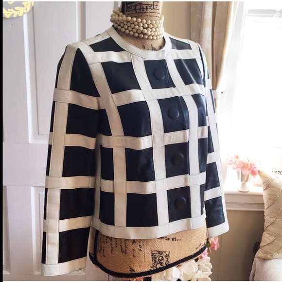 CARLISLE • Gorgeous HIGHRISE Leather Jacket $1395 Retail - Picture 2 of 16